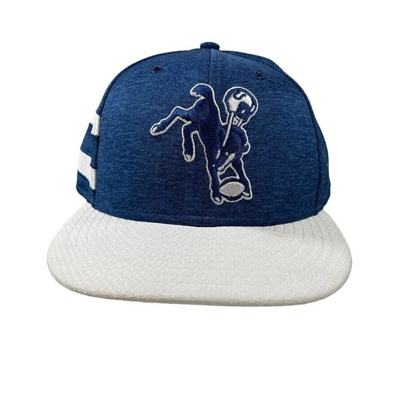 Indianapolis Colts hat bucking horse logo NFL hat New Era 9Fifty snapback - Picture 1 of 5